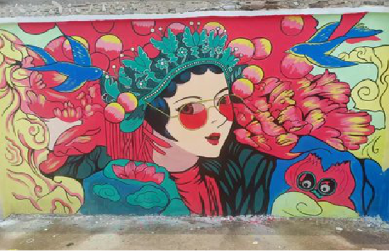 宜章墙体彩绘-网红墙