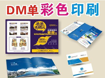 宜章单页印刷,色彩搭配简单。